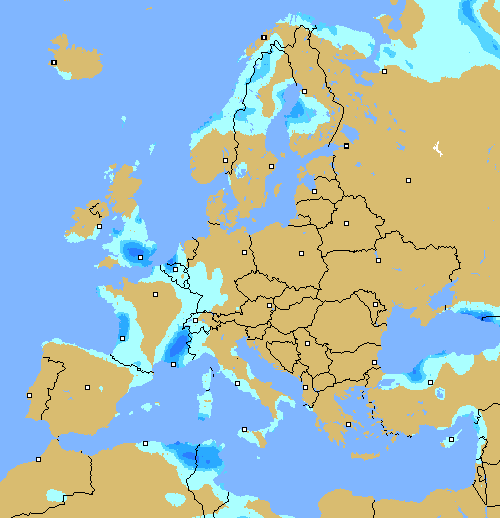 Neerslag per 3 uur !