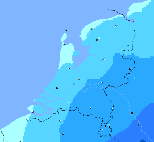 Neerslag per 3 uur !