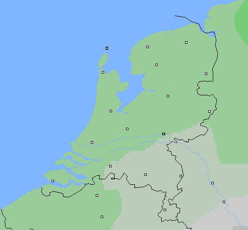 Bewolking Nederland