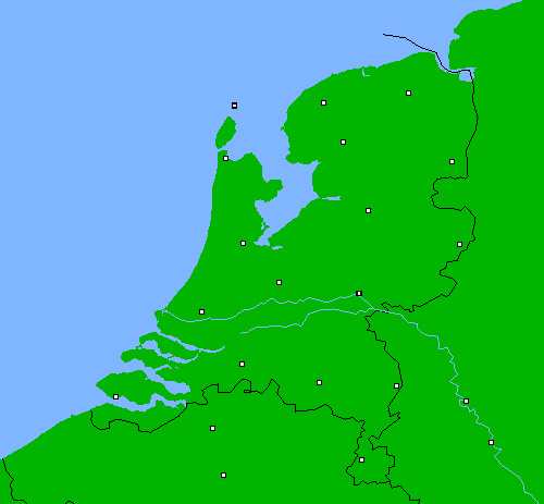 Neerslag (24 uur) Nederland