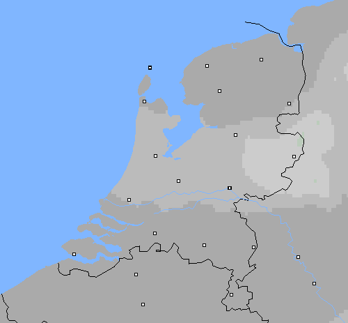 Bewolking Nederland