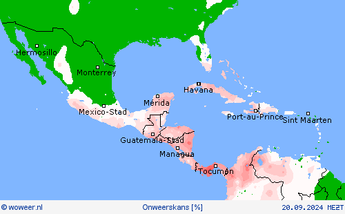 Onweerskans Weerkaarten