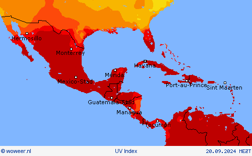 UV Index Weerkaarten