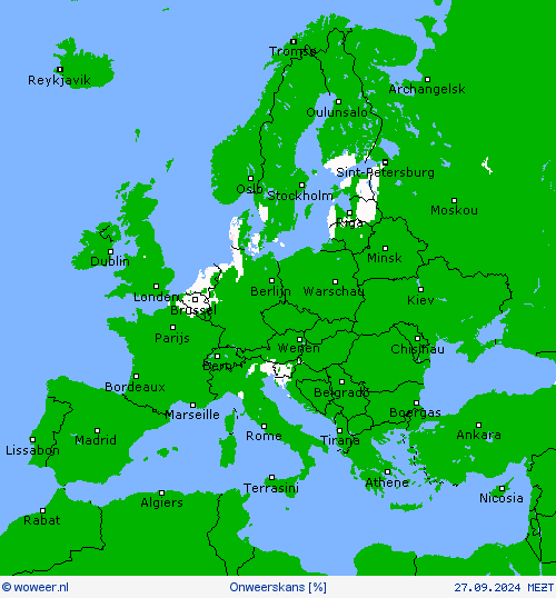 Onweerskans Weerkaarten