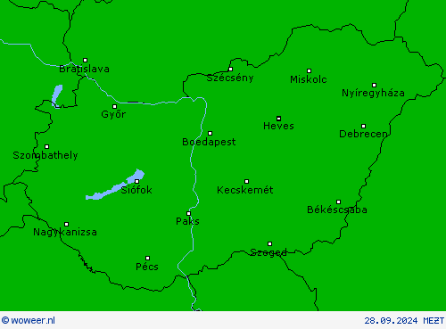 Onweerskans Weerkaarten