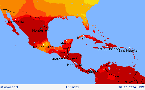 UV Index Weerkaarten