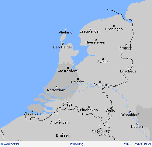 Zonneschijnduur Weerkaarten