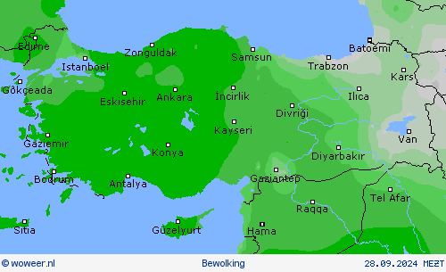 Zonneschijnduur Weerkaarten