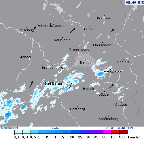 Radar wo, 25-09, 10:40 MEZT