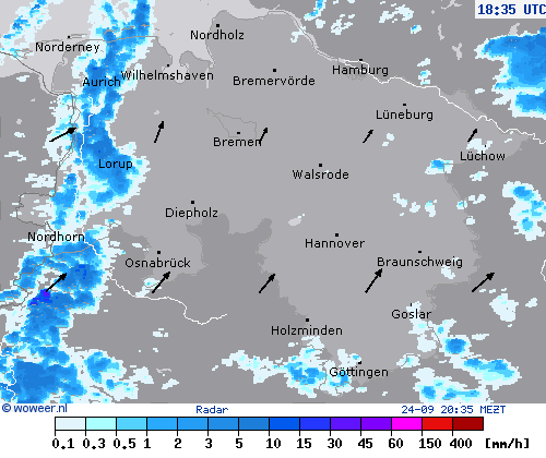 Radar di, 24-09, 20:35 MEZT