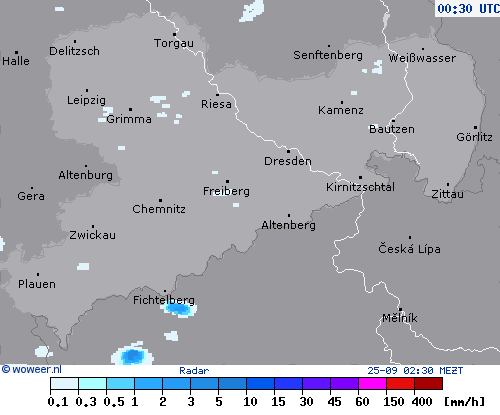 Radar wo, 25-09, 02:30 MEZT