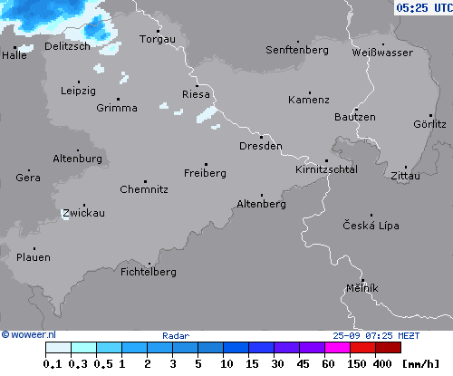 Radar wo, 25-09, 07:25 MEZT