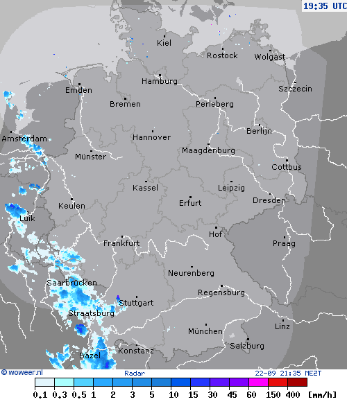 Radar zo, 22-09, 21:35 MEZT