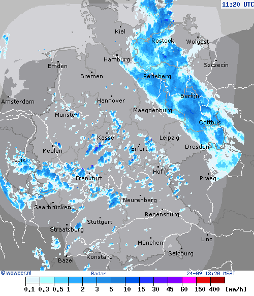 Radar di, 24-09, 13:20 MEZT