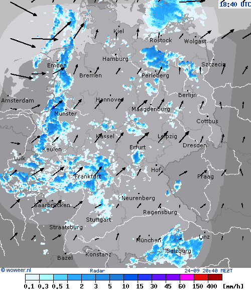 Radar di, 24-09, 20:40 MEZT