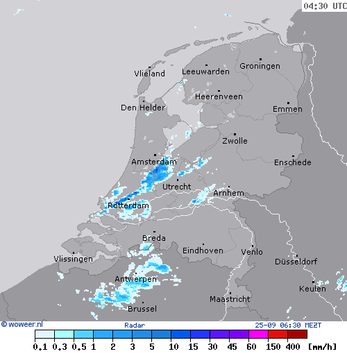 Radar wo, 25-09, 06:30 MEZT